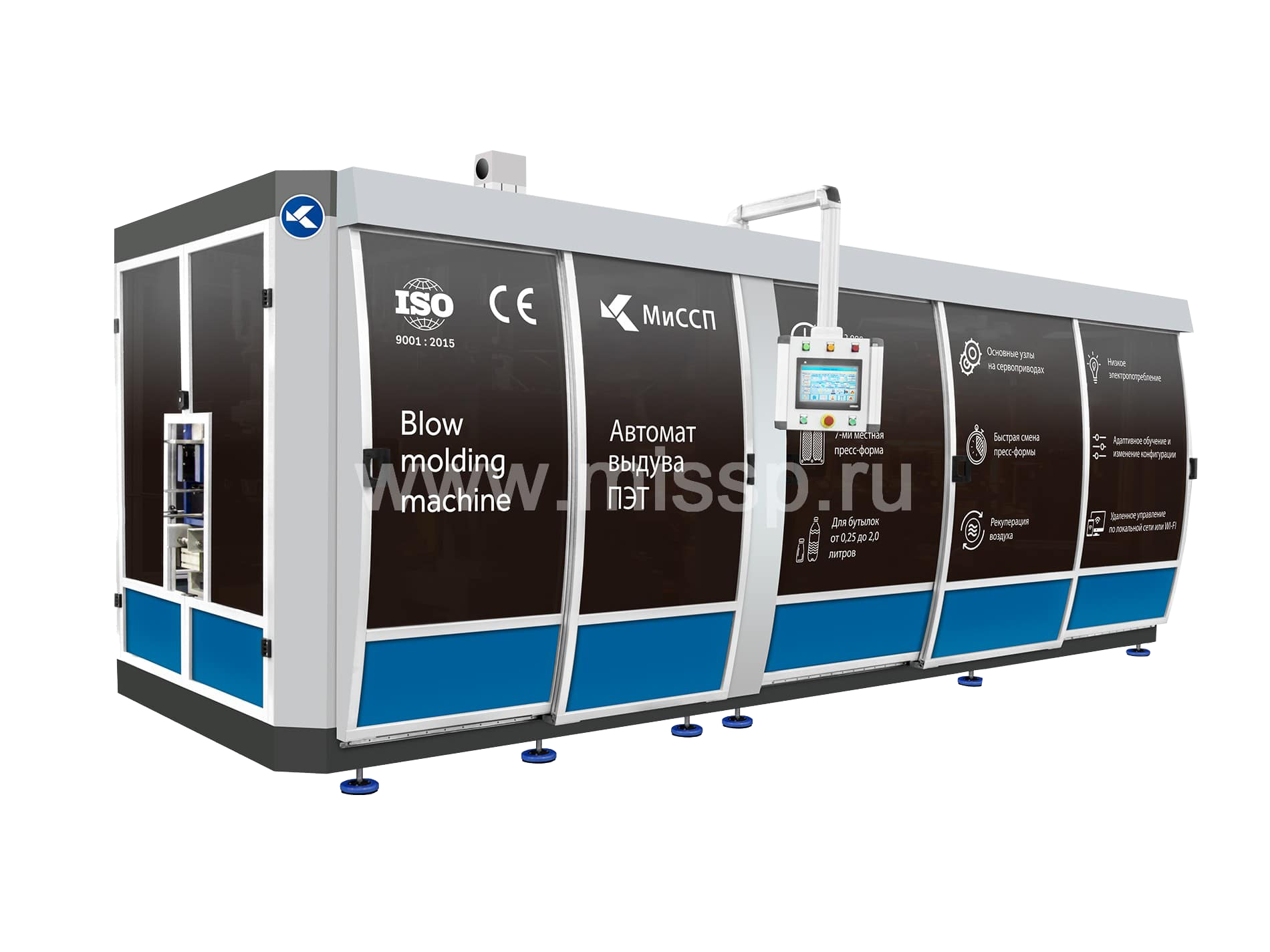 Automatic PET Bottle Blow Molding Machine – Model A-12000-7